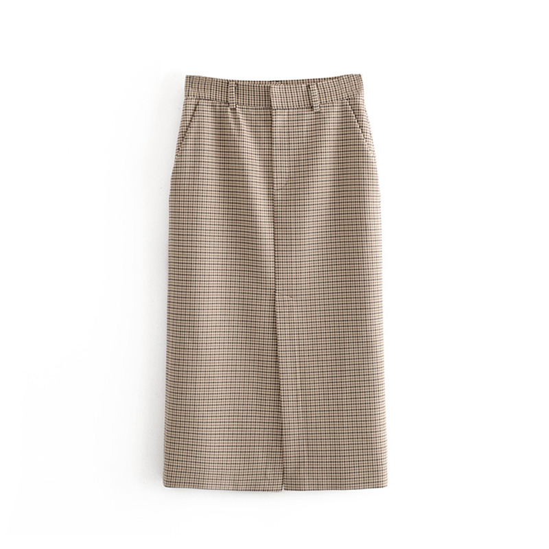 Vintage High Waist Women Plaid Pencil Skirt Spring Split Midi-long Skirts For Women Casual Pockets Zipper Female Office Skirt
Vintage High Waist Women Plaid Pencil Skirt Spring Split Midi-long Skirts For Women Casual Pockets Zipper Female Office Skirt
