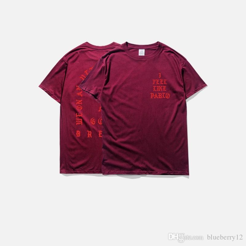 E-baihui Fashion Summer Mens T Shirts Season3 i feel like pablo Tee short Sleeves O-neck T-Shirt Kanye West Letter Print Tshirt TB-C2451T, White;black
E-baihui Fashion Summer Mens T Shirts Season3 i feel like pablo Tee short Sleeves O-neck T-Shirt Kanye West Letter Print Tshirt TB-C2451T, White;black