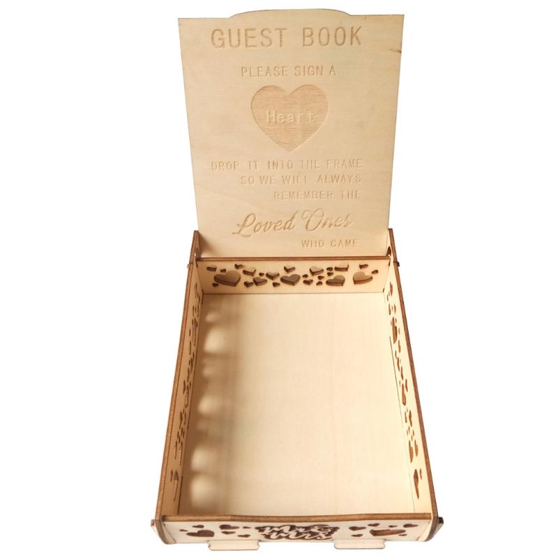 Diy Wooden Wedding Hollow Heart or Mr&Mrs Box for Wedding Parties the Guests to Guestbook Supplies Decorations
Diy Wooden Wedding Hollow Heart or Mr&Mrs Box for Wedding Parties the Guests to Guestbook Supplies Decorations