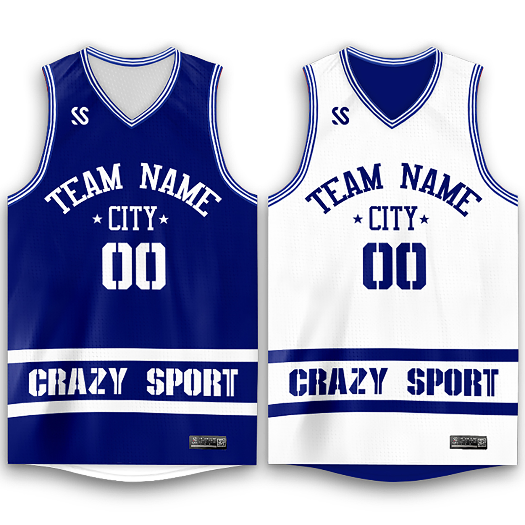 custom made double-sided basketball uniform college basketball competition uniform breathable shirt