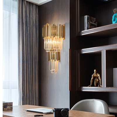 2021 luxury crystal wall lamp modern wall lights AC110V 240V lustre cristal living room bedroom lighting
2021 luxury crystal wall lamp modern wall lights AC110V 240V lustre cristal living room bedroom lighting