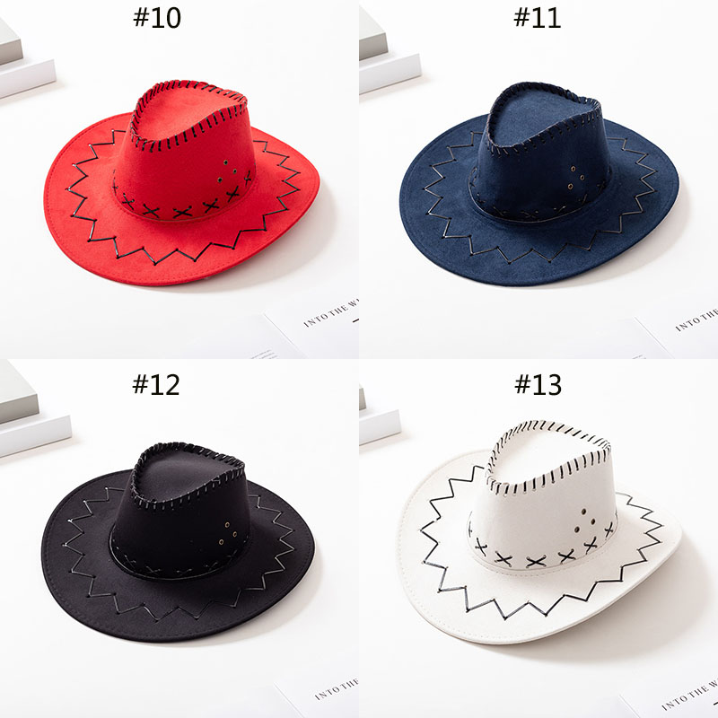Western cowboy hats Cowgirl Brim Hats kids Straw hat Horseman Caps Men women Summer Outdoor Tourism hats casual cap Mongolia Prairie M1656