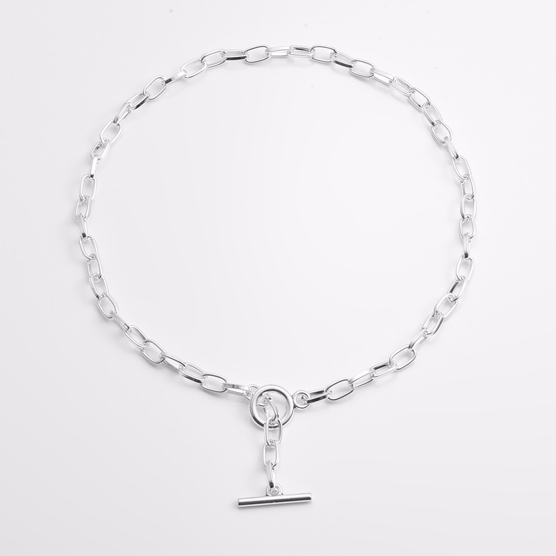 Chain Flat Buckle Short Necklace Women Jewelry Choker Necklaces High Quality Gold Color Stainless Steel Trendy Collares Collier
Chain Flat Buckle Short Necklace Women Jewelry Choker Necklaces High Quality Gold Color Stainless Steel Trendy Collares Collier