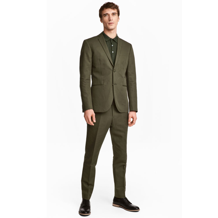 2019 New Men Wedding Tuxedos 2 Pieces Peaked Lapel Groom Wear Custom Made Best Men Formal Blazer Suits