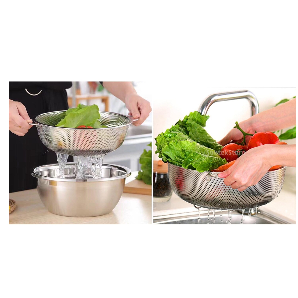 2pcs 12inch stainless wire fine mesh oil strainer flour sifter sieve colander 
2pcs 12inch stainless wire fine mesh oil strainer flour sifter sieve colander