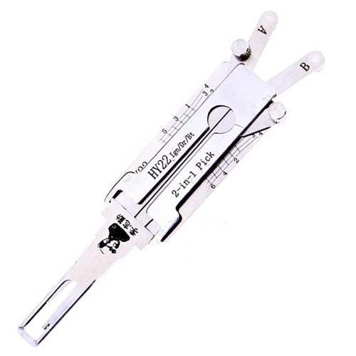 Original Lishi HY22 Lock Pick Tool 2 in 1 Car Door Lock Pick Decoder Unlock Tool Lock Picks
Original Lishi HY22 Lock Pick Tool 2 in 1 Car Door Lock Pick Decoder Unlock Tool Lock Picks