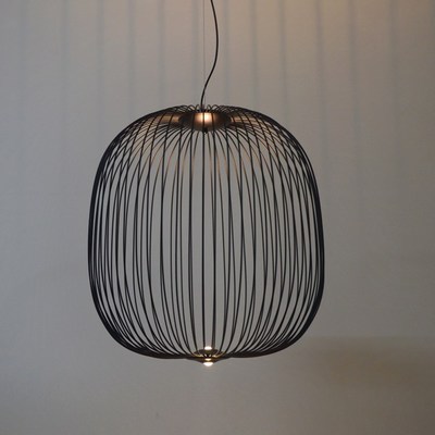 Foscarini Spokes 1/2 Pendant Lights Modern Led Hanging Lamp Loft Industrial Bird Cage Suspension Fixtures Dining Room Home Decor