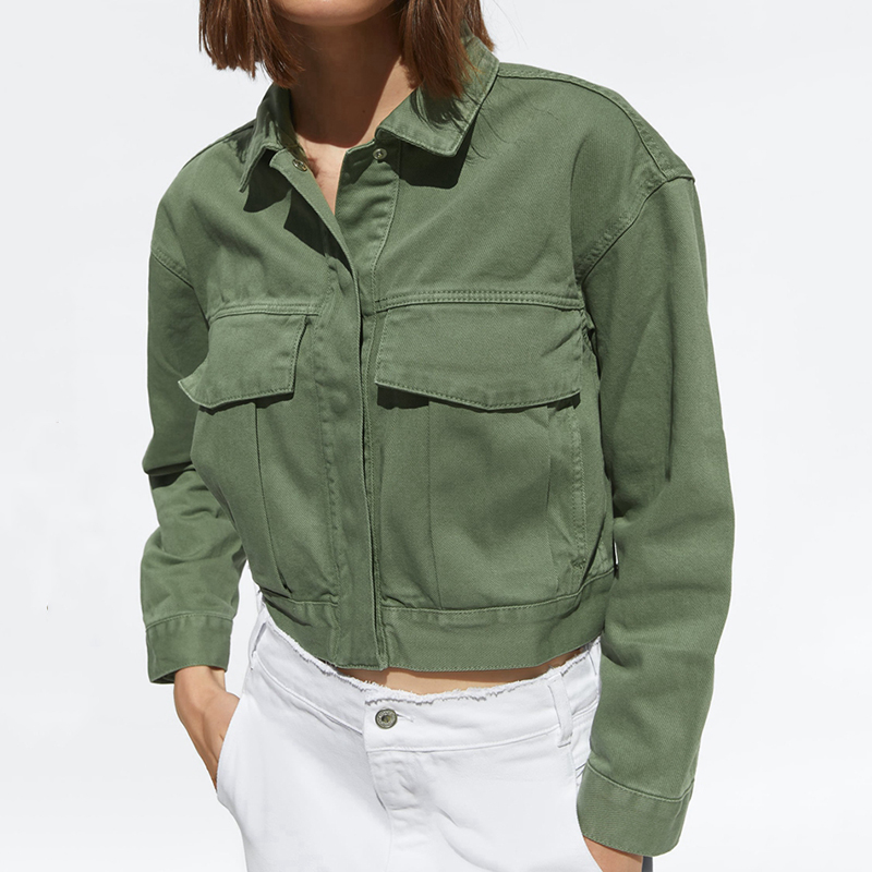 Plus Size Winter Women Outerwear and Jacket Long Sleeve Loose Coat Short Jeans Jacket Women Big Pocket Green Woman, Army green
Plus Size Winter Women Outerwear and Jacket Long Sleeve Loose Coat Short Jeans Jacket Women Big Pocket Green Woman, Army green