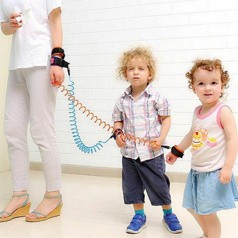Children Anti Lost Strap Carriers Slings Backpacks Child Kids Safety Wrist Link 1.5m Outdoor Parent Baby Leash Band Toddler Harness 4 Colors M1281