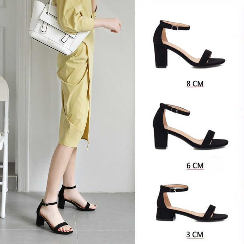 2020 Sexy Classic High Heels Open Toe Chunky Women's Sandals Summer Shoes Ladies Pumps Platform Heels Woman Ankle Strap Shoes, Black 3cm
2020 Sexy Classic High Heels Open Toe Chunky Women's Sandals Summer Shoes Ladies Pumps Platform Heels Woman Ankle Strap Shoes, Black 3cm