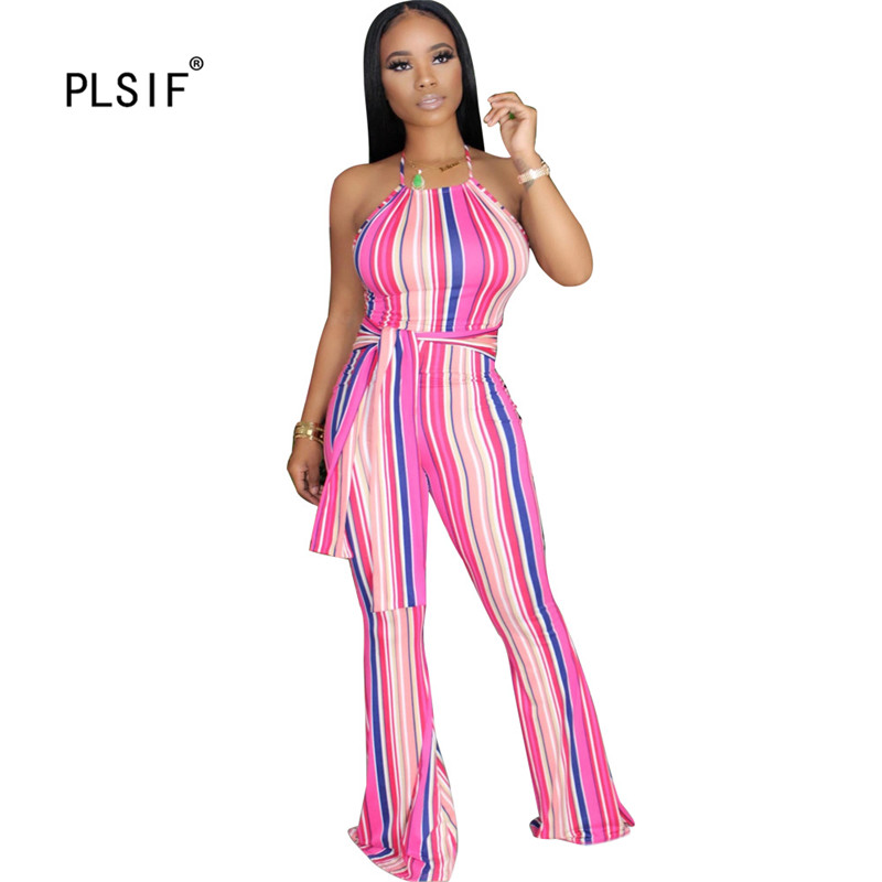 2020 summer new stripe neck sling sleeveless sexy tight night club party jumpsuits beach style lady fashion overalls, Blue
2020 summer new stripe neck sling sleeveless sexy tight night club party jumpsuits beach style lady fashion overalls, Blue