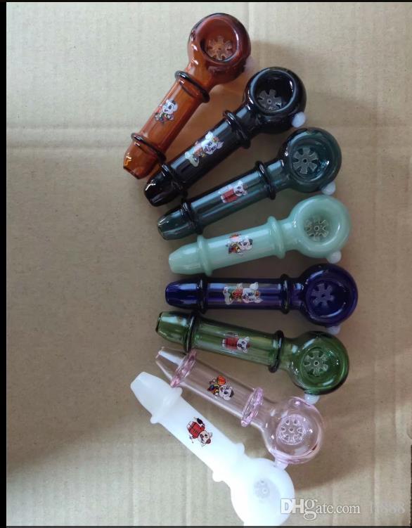Color cartoon standard 2-wheel snowflake glass pipe Glass Bongs Oil Burner Pipes Water Pipes Oil Rigs Smoking Free Shipping
Color cartoon standard 2-wheel snowflake glass pipe Glass Bongs Oil Burner Pipes Water Pipes Oil Rigs Smoking Free Shipping