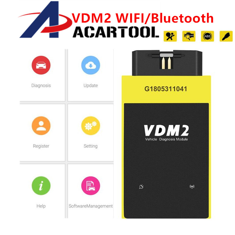 UCANDAS diagnostic tool VDM II Wifi & Bluetooth Automotive Scanner VDM2 V5.2 Multi-language Android System
UCANDAS diagnostic tool VDM II Wifi & Bluetooth Automotive Scanner VDM2 V5.2 Multi-language Android System