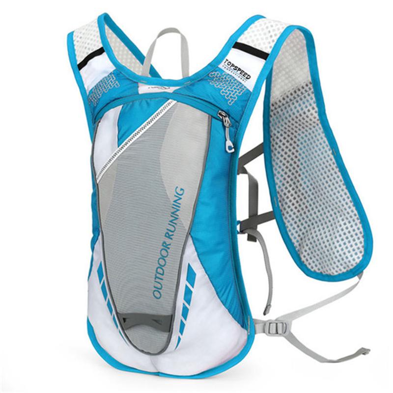 LOCAL LION Running Marathon Hydration 5L Outdoor Running Bags Hiking Backpack Marathon Hiking Camping Cycling Backpack, 2 x 280ml bottle