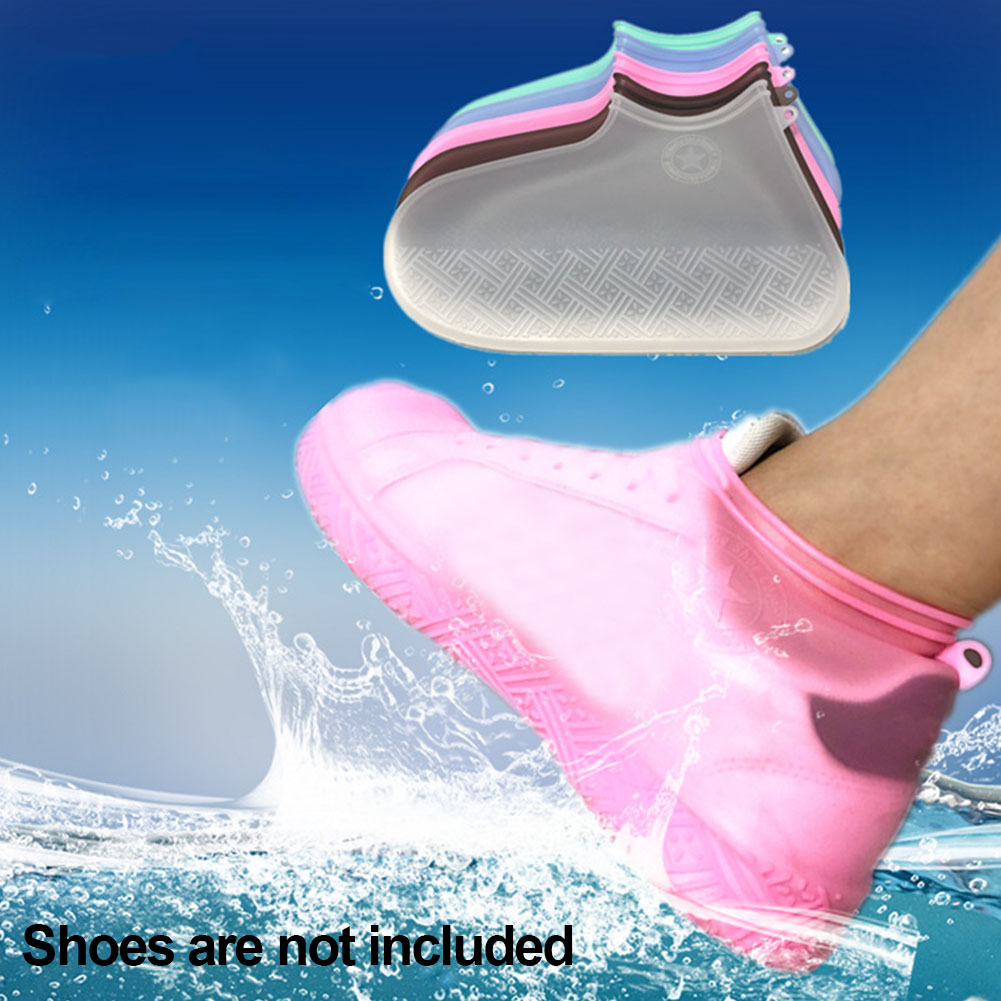 Waterproof Thicken Hiking Durable Solid Reusable Non Slip Shoe Cover Protector Rain Boots Portable Washable, Blue
Waterproof Thicken Hiking Durable Solid Reusable Non Slip Shoe Cover Protector Rain Boots Portable Washable, Blue