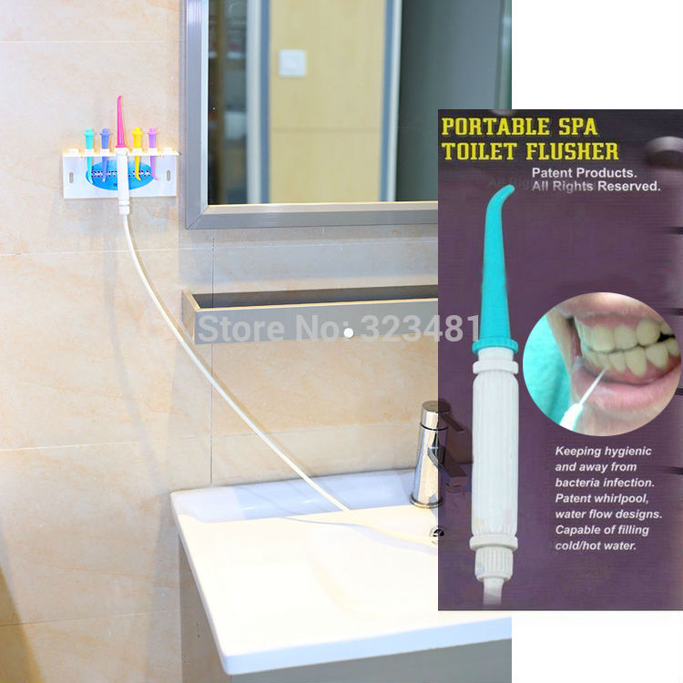 Factory Wholesale Home Bathroom Portable Dental SPA Flosser Faucet Water No Electric Oral Irrigator teeth cleaner waterpick