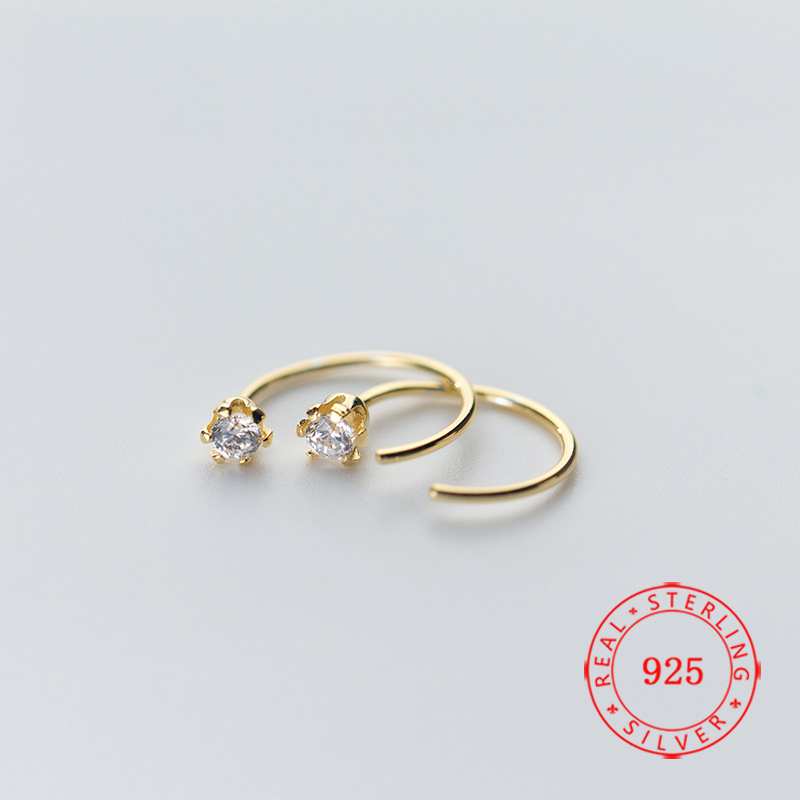 most selling products stud high quality 925 silver cz earrings gold plated earring arrival jewelry, Golden;silver
most selling products stud high quality 925 silver cz earrings gold plated earring arrival jewelry, Golden;silver