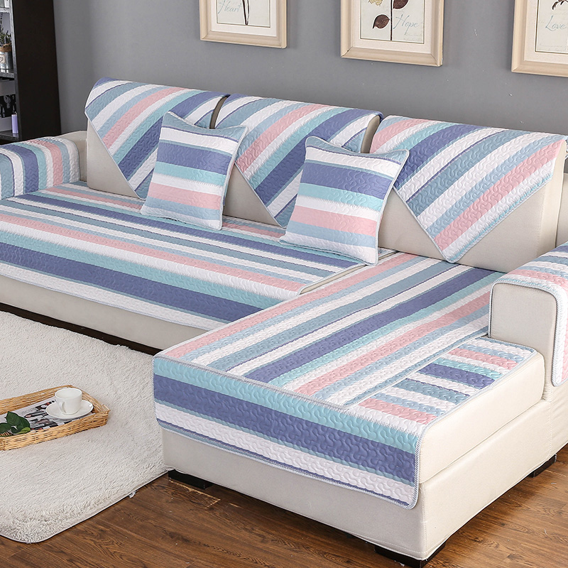 Four Seasons Towel Stripe Sofa Cover Fabric Non-slip Simple Modern Sofa Back Cushion Combination Cover
Four Seasons Towel Stripe Sofa Cover Fabric Non-slip Simple Modern Sofa Back Cushion Combination Cover