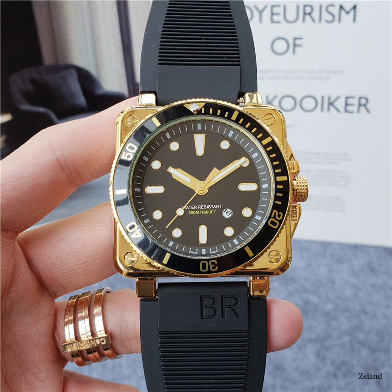 Top Quality Mens Watches br 03 Quartz Movement Chronograph Watch Lifestyle Waterproof Square Case Analog Rubber Band Wristwatch Montre De Luxe, Rose black
Top Quality Mens Watches br 03 Quartz Movement Chronograph Watch Lifestyle Waterproof Square Case Analog Rubber Band Wristwatch Montre De Luxe, Rose black