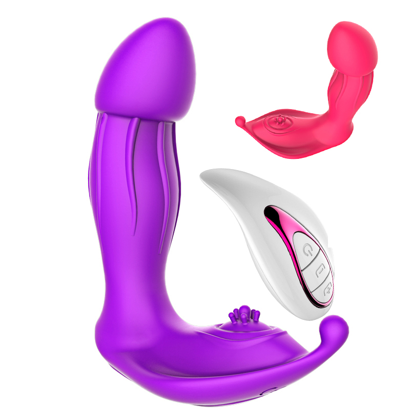 Wearable Vibrator sans fil à distance Vagian G-Spot Stimulator Dildo Sex Toys For Woman
