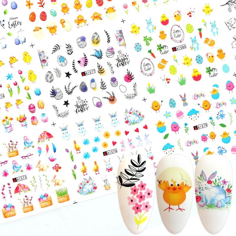 12pcs Spring Designs Water Decals Nail Art Foils Animal Flower Leaf Chick Stickers For Nails Manicure Wraps Slider BEA1573-1584, Bn1153-1164
12pcs Spring Designs Water Decals Nail Art Foils Animal Flower Leaf Chick Stickers For Nails Manicure Wraps Slider BEA1573-1584, Bn1153-1164