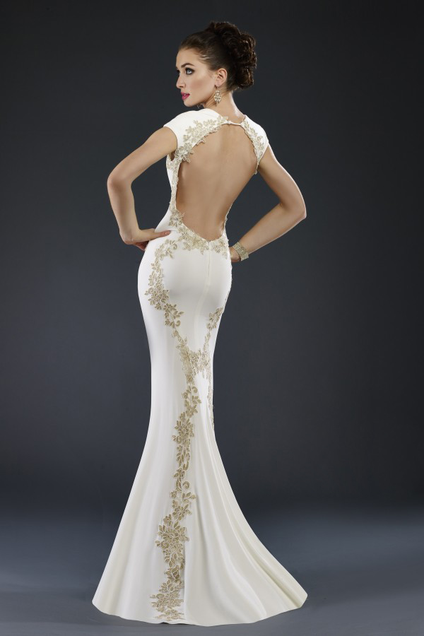 Elegant Janique Mermaid Mother of The Bride Dresses V Neck Sleeveless Hollow Lace Applique Wedding Guest Dress Sweep Train Evening Gowns