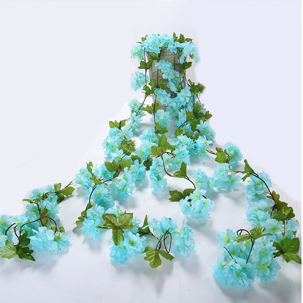 233CM long Artificial Cherry Blossoms Flower Vines party supplies Garland Silk Fake Cherry Flower Rattan Wedding home Decor, Color customize
233CM long Artificial Cherry Blossoms Flower Vines party supplies Garland Silk Fake Cherry Flower Rattan Wedding home Decor, Color customize