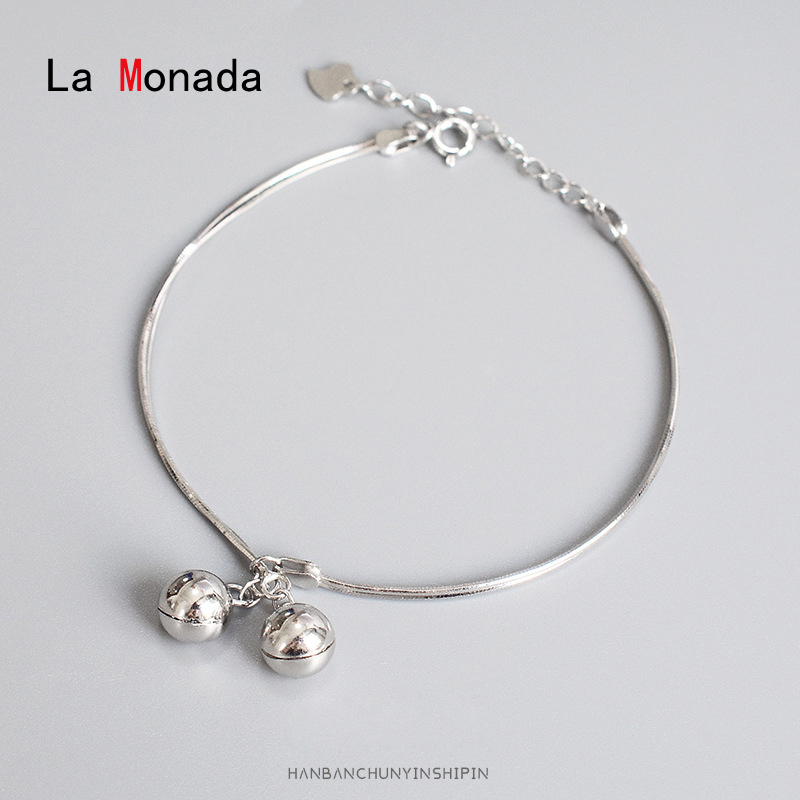 Other Bracelets La Monada For Women Silver 925 Sterling On Hand Bell Fine Snake Chain Jewelry Bracelet Woman
Other Bracelets La Monada For Women Silver 925 Sterling On Hand Bell Fine Snake Chain Jewelry Bracelet Woman