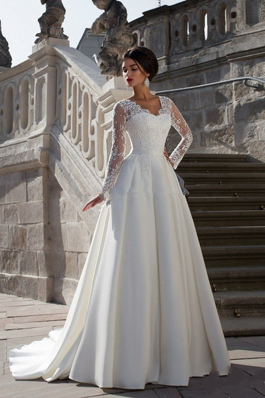 Cheap 2019 Simple Bohemian Beach Wedding Dresses Country Long Sleeves Floor Length Summer Boho Hippie Western Bridal Gowns Wedding Dresses