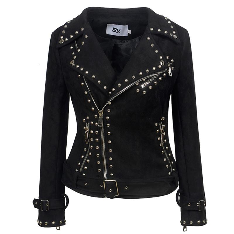 Gothic Punk Short Velvet Belt PU Zip Jacket Women Long-sleeved Soft Leather Jacket 2020 Autumn Black Coats Lady Streetwear
Gothic Punk Short Velvet Belt PU Zip Jacket Women Long-sleeved Soft Leather Jacket 2020 Autumn Black Coats Lady Streetwear