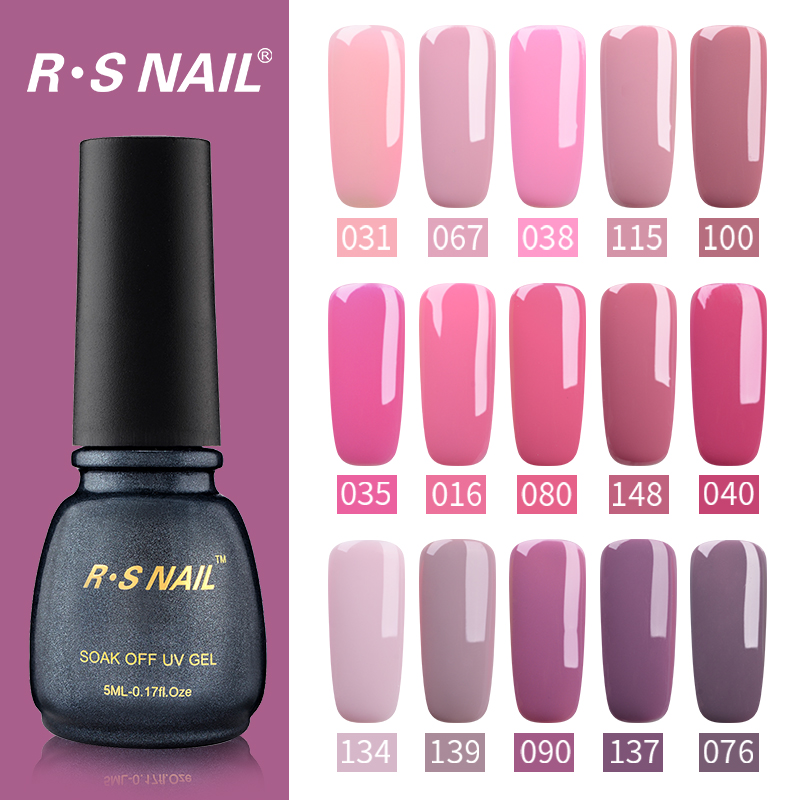 RS NAIL Gel Polish 154 Colors Nail Art Manicure Gellak Vernis Semi Permanant UV LED Esmalte Para Unha Gel Varnish Set 5ml (1, Z-026
RS NAIL Gel Polish 154 Colors Nail Art Manicure Gellak Vernis Semi Permanant UV LED Esmalte Para Unha Gel Varnish Set 5ml (1, Z-026