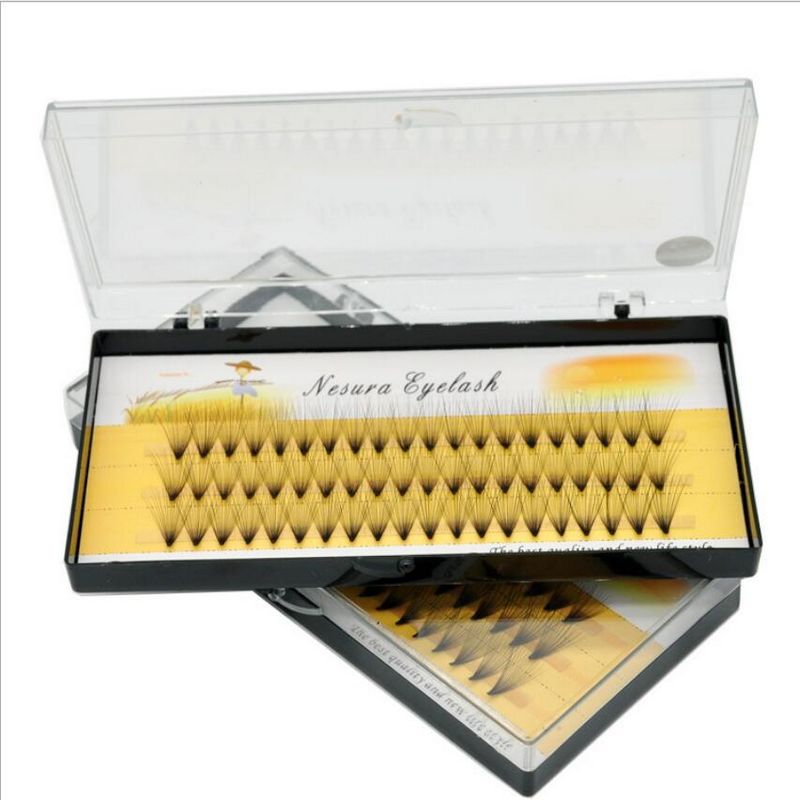 Fashion 60pcs Professional Makeup Individual Cluster Eye Lashes Grafting Fake False Eyelashes 6mm/8mm/9mm/10mm/11mm/12mm/13mm/14mm/15mm
Fashion 60pcs Professional Makeup Individual Cluster Eye Lashes Grafting Fake False Eyelashes 6mm/8mm/9mm/10mm/11mm/12mm/13mm/14mm/15mm