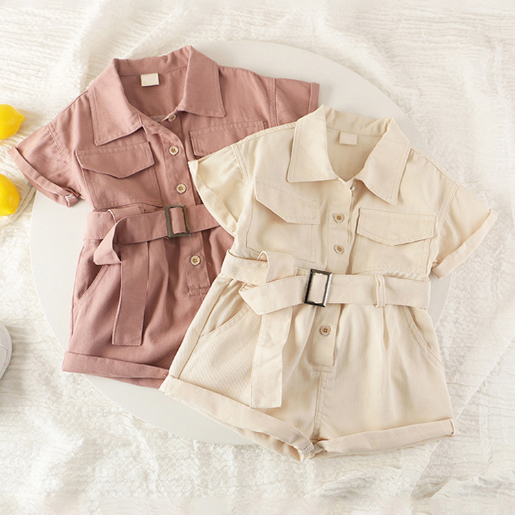 Baby girls Jumpsuits 2020 New children clothes casual summer denim overalls short sleeve kids, Beige
Baby girls Jumpsuits 2020 New children clothes casual summer denim overalls short sleeve kids, Beige