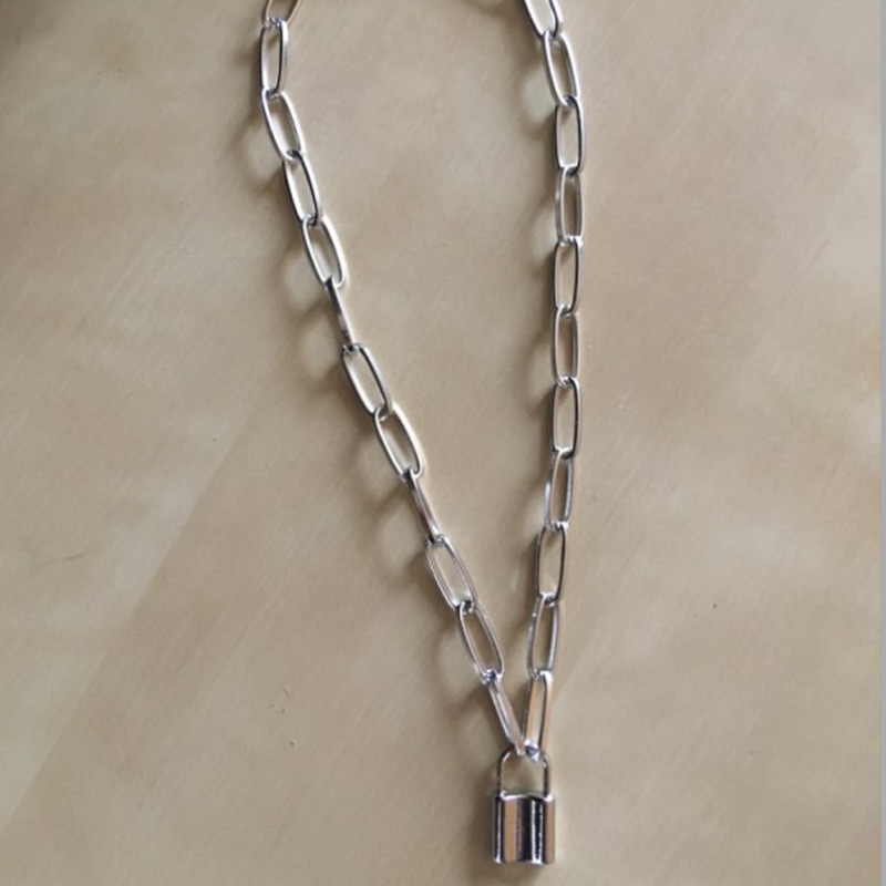Chain Creative Necklace Women Jewelry Lock Necklaces European High Quality Pendant Stainless Steel Trendy Collares Naszyjnik
Chain Creative Necklace Women Jewelry Lock Necklaces European High Quality Pendant Stainless Steel Trendy Collares Naszyjnik