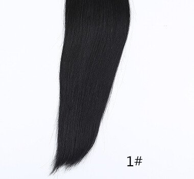 Human Pony tail hairpiece Tie Up Pony tail Clip in natural Hairpiece Binding Pony Tail Extension