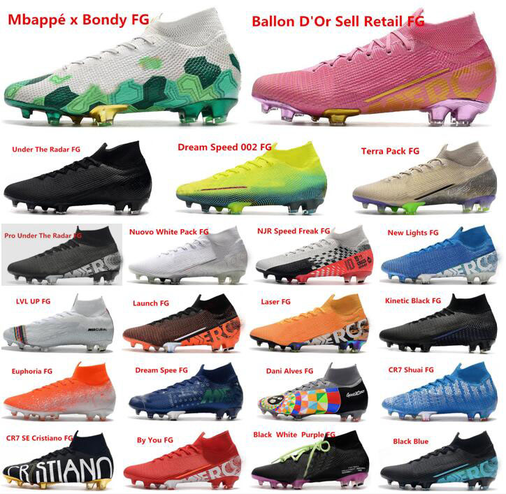 New Soccer Cleats Mercurial Superfly VI Soccer Shoes 360 FG CR7 SE Ronaldo Neymar Mens Outdor Football Boots With Box, Ballon d'or sell retail fg
New Soccer Cleats Mercurial Superfly VI Soccer Shoes 360 FG CR7 SE Ronaldo Neymar Mens Outdor Football Boots With Box, Ballon d'or sell retail fg