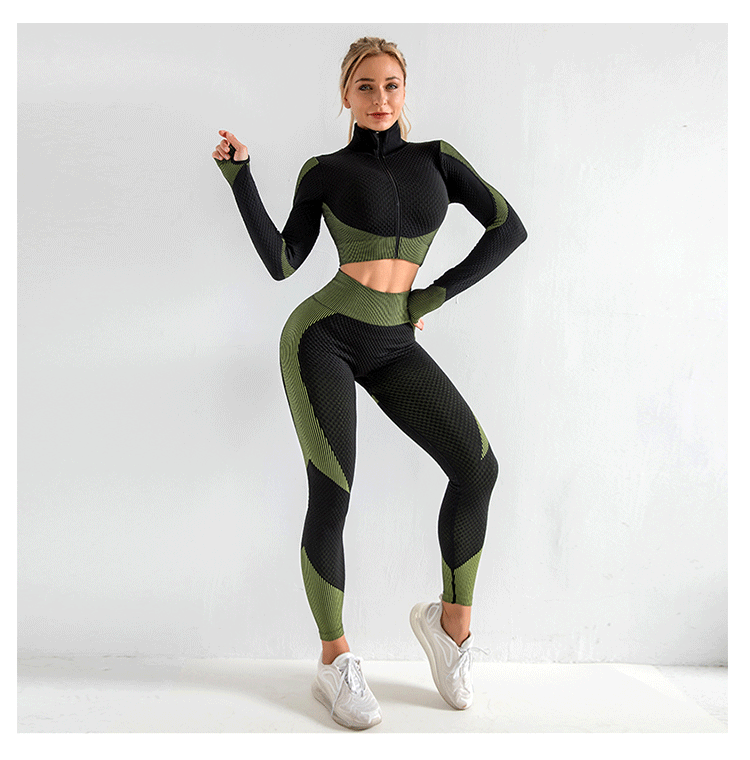 Sexy Sports Suits Seamless Yoga Set Women Fitness Clothing Sportswear Woman Gym Leggings Sports Shirts, 04
Sexy Sports Suits Seamless Yoga Set Women Fitness Clothing Sportswear Woman Gym Leggings Sports Shirts, 04
