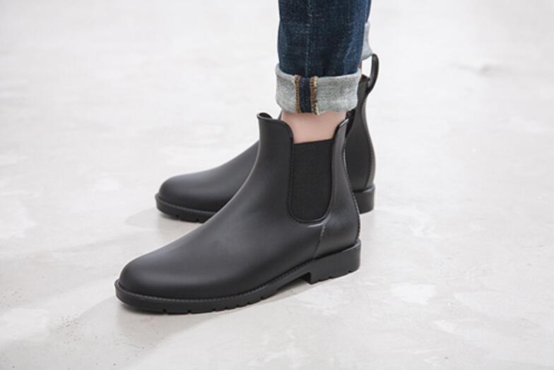 Hot Sale-ts Unisex Women Shoes Ankle Pvc Adults Non-slip Waterproof Breathable Casual Rainy Days Necessary