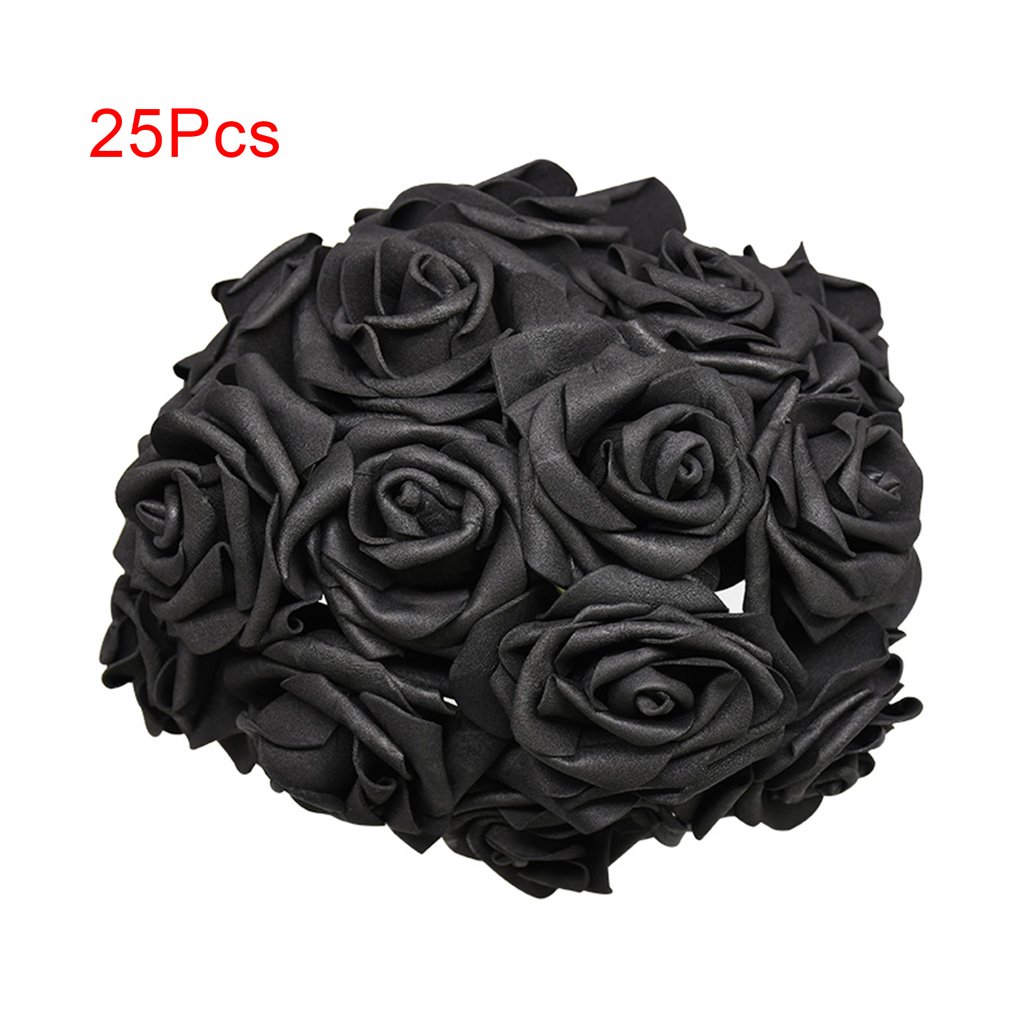 8Cm Large Pe Rose High-Grade Foam Rose Artificial Flower Bride Holding Flowers Accessories Beautiful Gift 25Pcs, Black
8Cm Large Pe Rose High-Grade Foam Rose Artificial Flower Bride Holding Flowers Accessories Beautiful Gift 25Pcs, Black