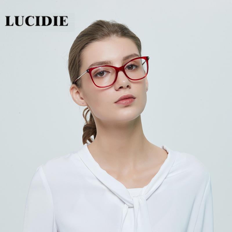 Lucidie cat eye glasses frame women clear lens eyeglasses personality red frame glasses
Lucidie cat eye glasses frame women clear lens eyeglasses personality red frame glasses