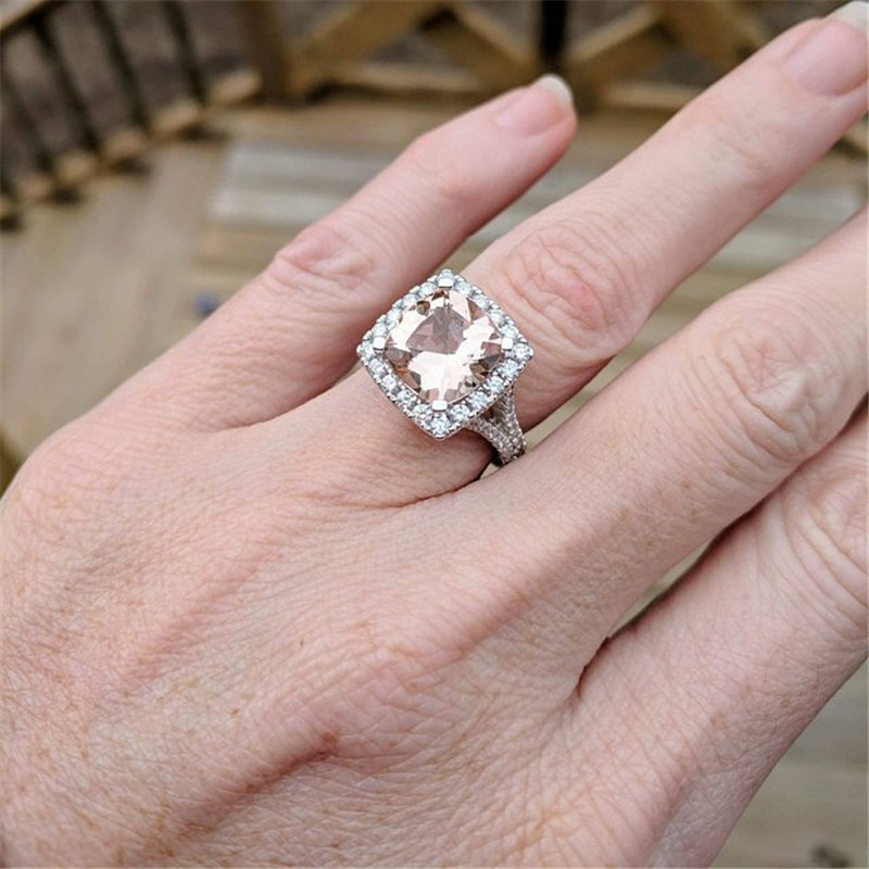 Vecalon Vintage Statement ring 925 Sterling Silver 5A Cz Engagement wedding band rings For women men Party Finger Jewelry