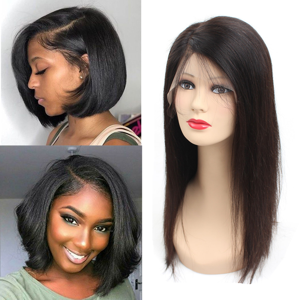 13X6 Lace Front Wigs Human Hair Short Bob Wig Peruvian Virgin Hair Straight 100% Unprocessed Human Hair Lace Frontal Wig Natural Color
13X6 Lace Front Wigs Human Hair Short Bob Wig Peruvian Virgin Hair Straight 100% Unprocessed Human Hair Lace Frontal Wig Natural Color
