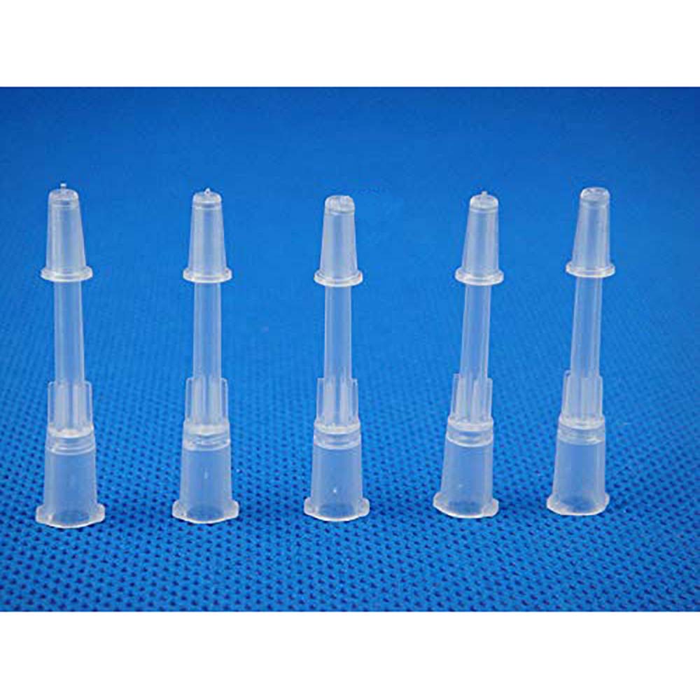 Plastic Tips Cap Syringe Dispensing Tip Cones Protective Sleeve Jacket
