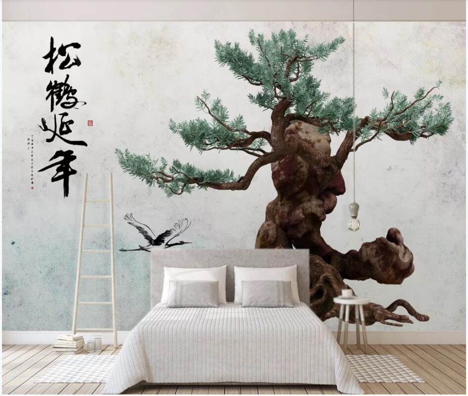 WDBH custom photo 3d wallpaper Chinese style pine tree tv background living room home decor 3d wall murals wallpaper for walls 3 d, Non-woven wallpaper 
WDBH custom photo 3d wallpaper Chinese style pine tree tv background living room home decor 3d wall murals wallpaper for walls 3 d, Non-woven wallpaper