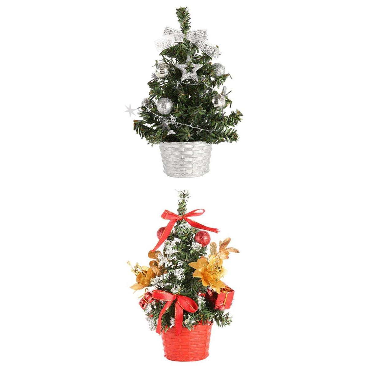 2pcs mini christmas tree holiday festival party ornaments for tabletop
2pcs mini christmas tree holiday festival party ornaments for tabletop