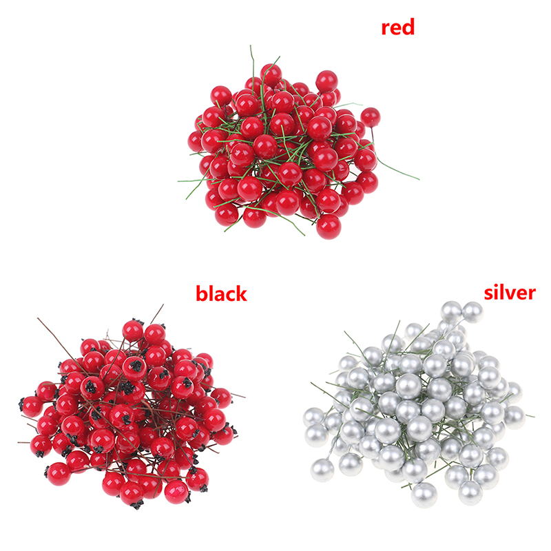 100 Pcs/lot Christmas DIY Artificial Red Holly Berry Home Garden Decorations Christmas Supplies
100 Pcs/lot Christmas DIY Artificial Red Holly Berry Home Garden Decorations Christmas Supplies