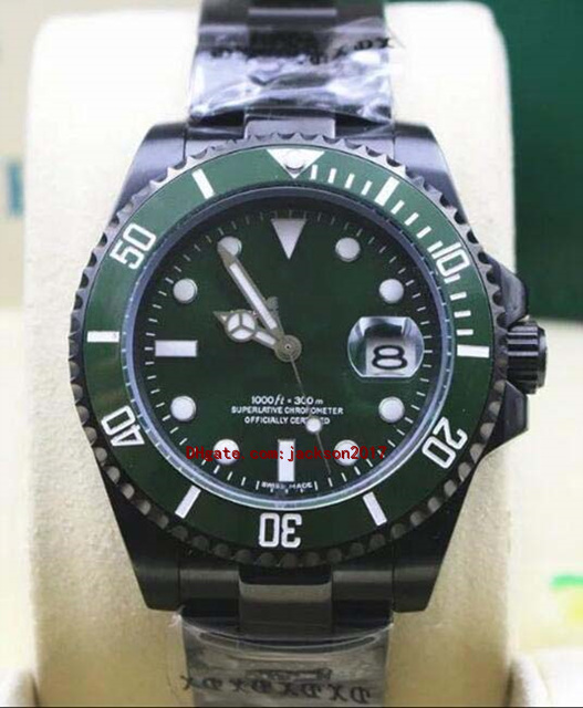 High Quality utomatic machinery watches MENS wristwatch black Stainless steel strap green dial Ceramic bezel With date, Customize
High Quality utomatic machinery watches MENS wristwatch black Stainless steel strap green dial Ceramic bezel With date, Customize