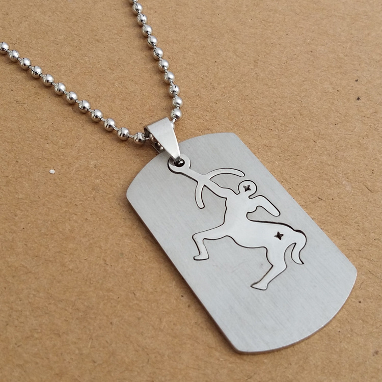 1 Sagittarius stainless steel twelve constellation sign necklace double detachable 12 zodiac Lucky mother men's women's family gifts jewelry
1 Sagittarius stainless steel twelve constellation sign necklace double detachable 12 zodiac Lucky mother men's women's family gifts jewelry