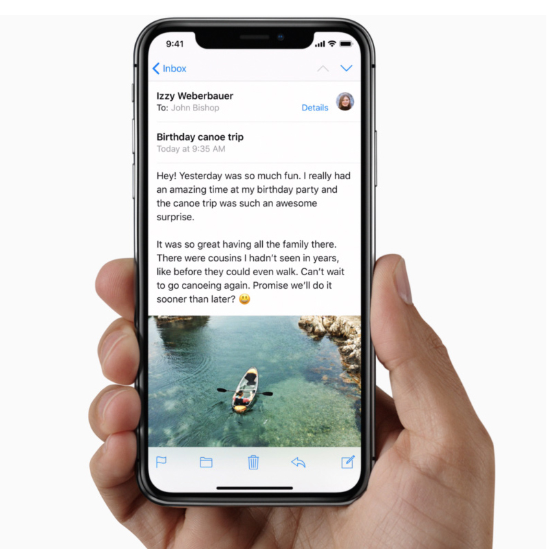 Original Apple iPhone X Face ID 5.8" Touchscreen 3GB RAM iOS A11 Dual 12MP Cameras 4G LTE Unlocked iphonex Black White