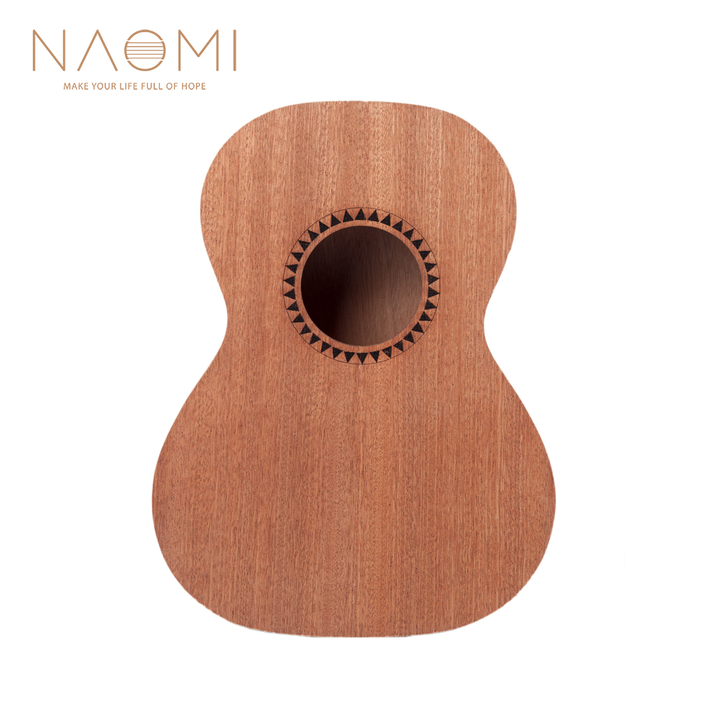 NAOMI 26 Inch Ukulele Body Sapele Ukulele Body DIY Ukulele 26'' Hawaii Guitar Guitar Parts Accessories New